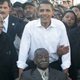 Then-Sen. Barack Obama marches in Selma, Ala., in 2007
Scott Olson/Getty Images